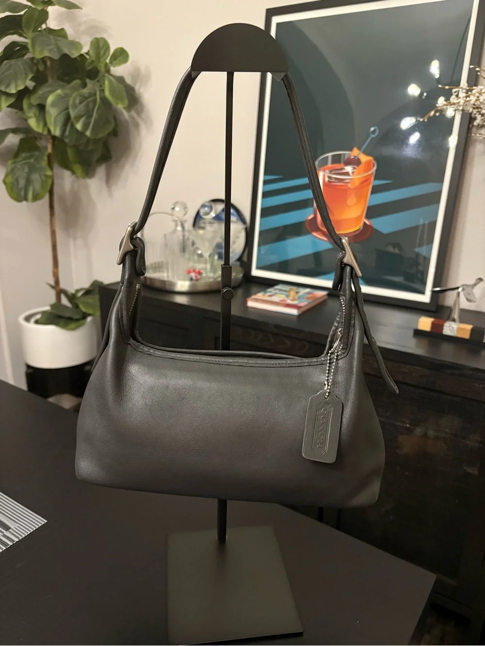 Gray ~ Vtg Coach Legacy, style # 9059
